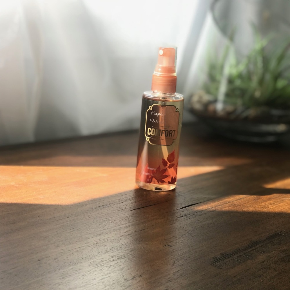 Pumpkin Latte & Marshmallow Comfort fragrance mist